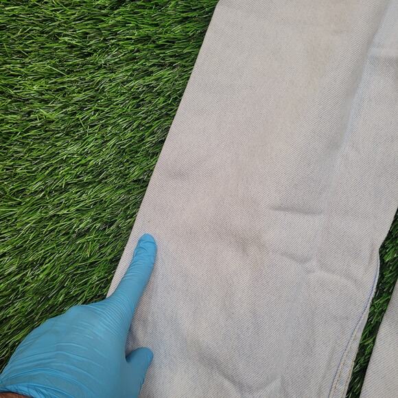 VTG 90s Lee Jeans Mens 34x28 Straight Leg Mid Rise Zipper Pockets Relaxed Fit - Picture 8 of 11